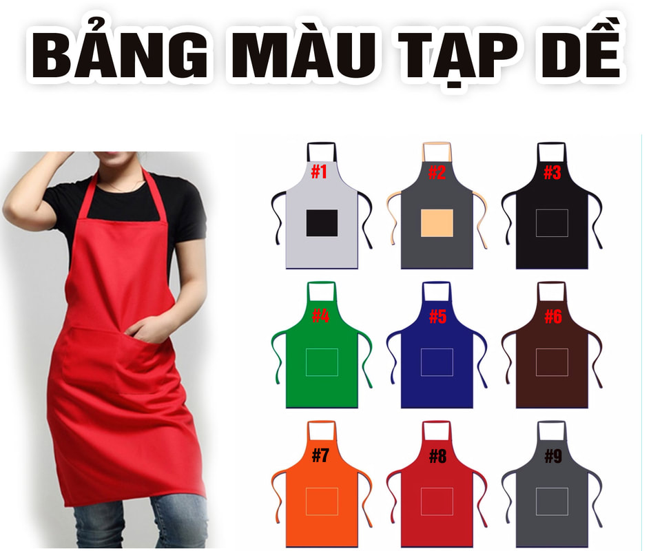 đồng phục tạp dề giá rẻ | xưởng may tạp dề đồng phục