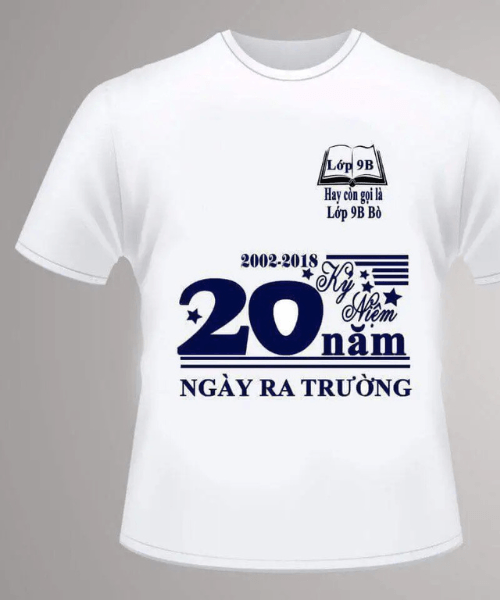 mẫu áo 20 năm ra trường