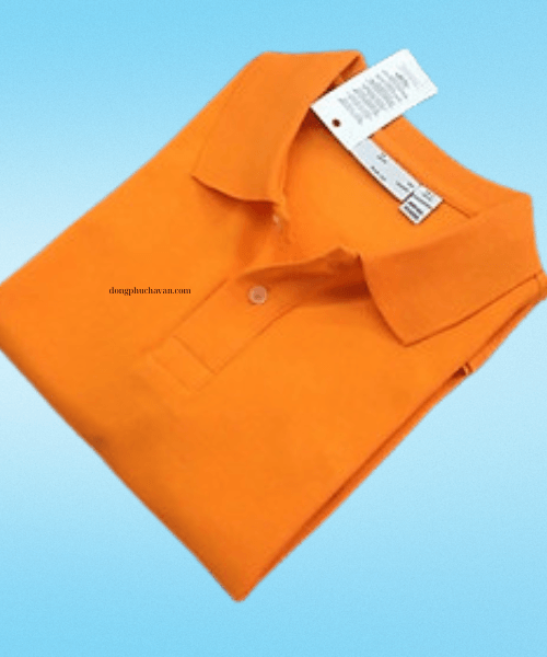áo phông có cổ màu cam