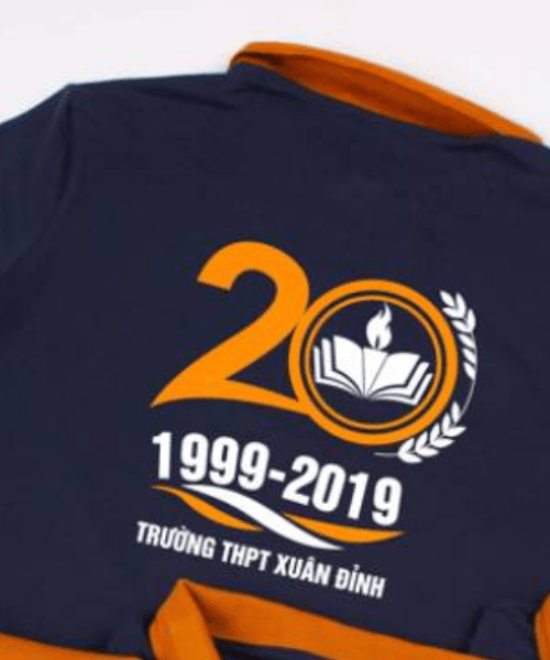 mẫu áo đồng phục họp lớp màu đen