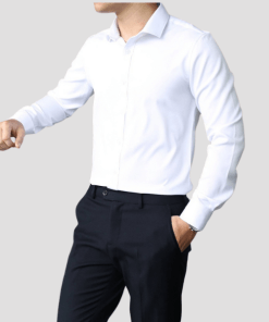 áo sơ mi đồng phục màu trắng