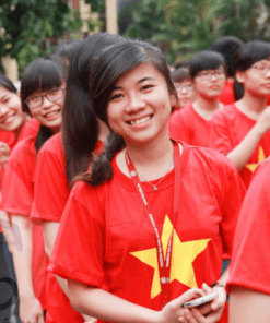 áo cờ đỏ giá rẻ