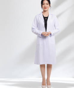 áo bác sĩ blouse tay dài nử