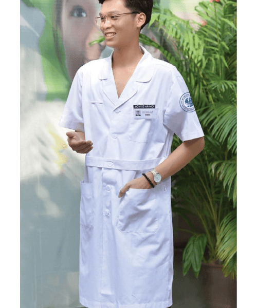 áo đồng phục dược sĩ nam