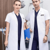 may áo đồng phục nha khoa