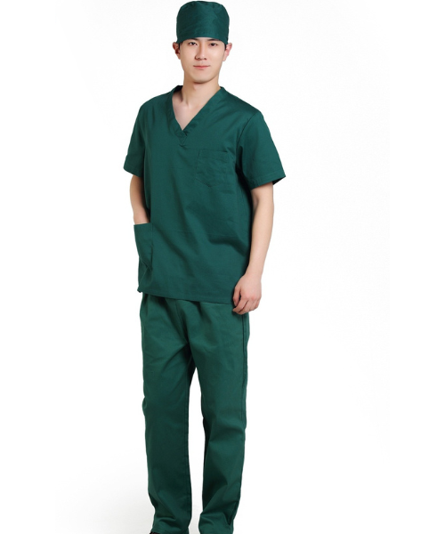 may áo đồng phục phòng mổ