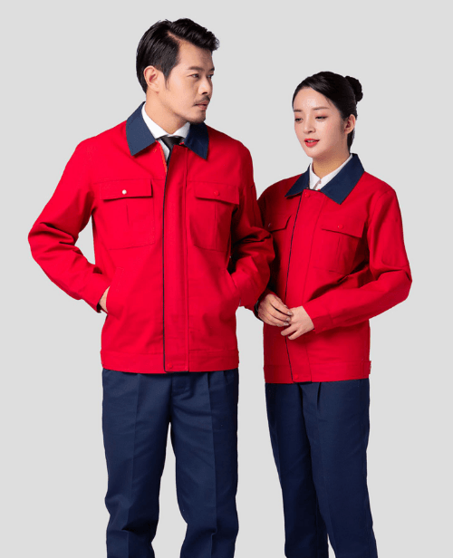 áo bảo hộ màu đỏ