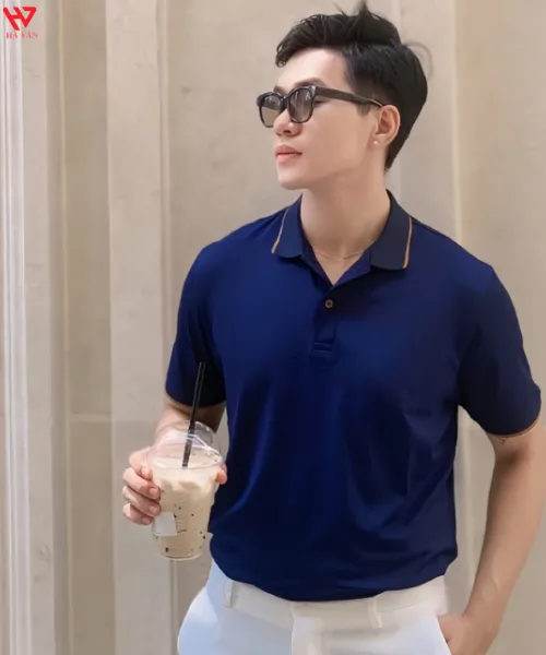 áo thun đông phục cơ khí cổ bẻ