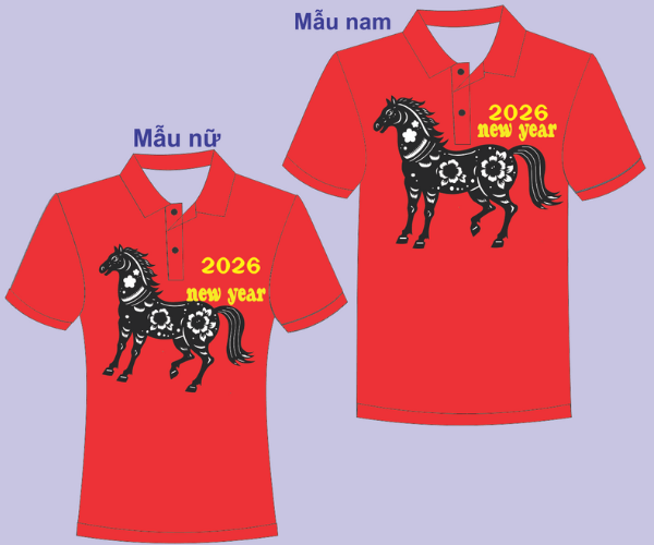 áo thun ngựa màu đen