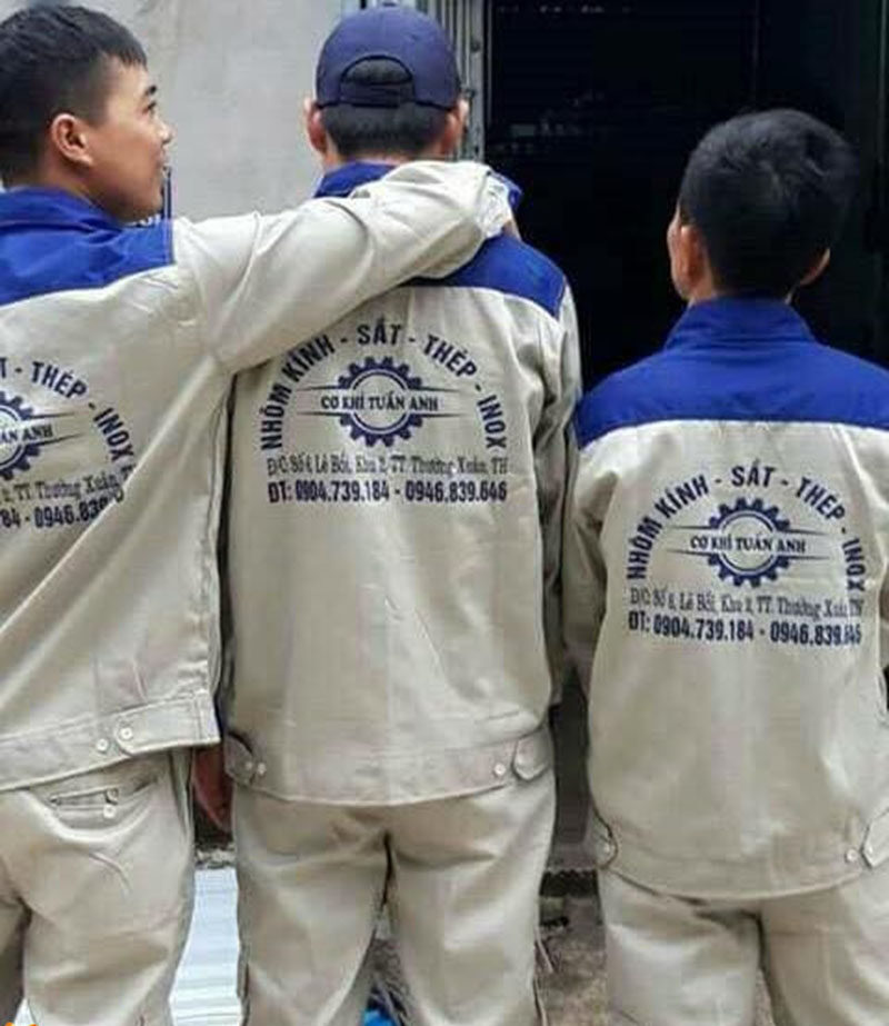 đồng phục công nghiệp xây dựng