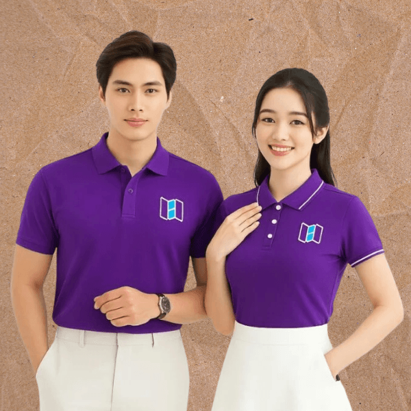 Đồng phục ngoại ngữ màu tím