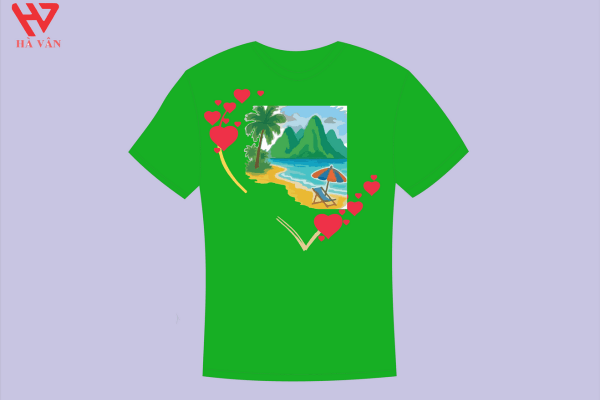 áo đồng phục đi biển tết