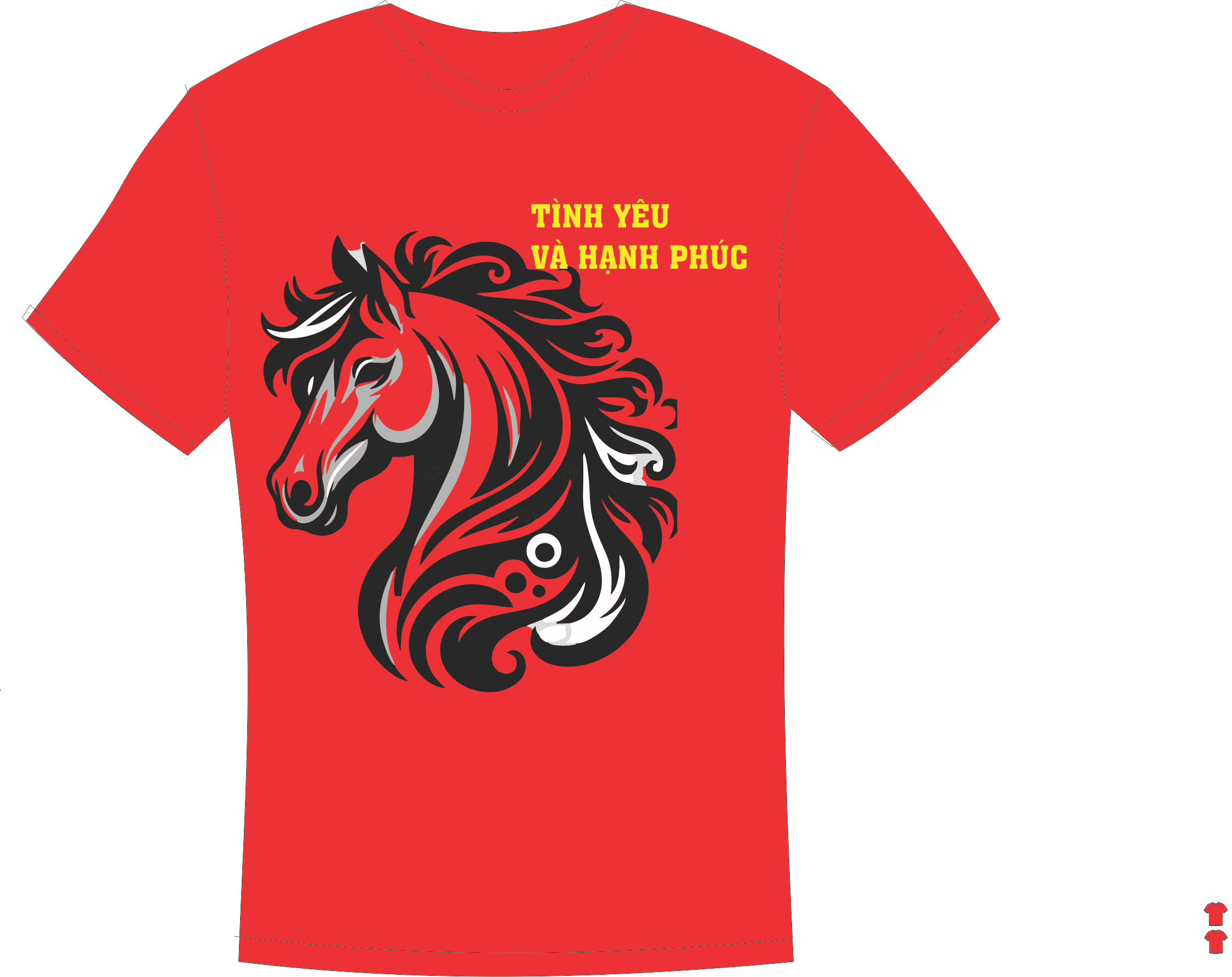 Áo thun tết 2026 năm ngựa