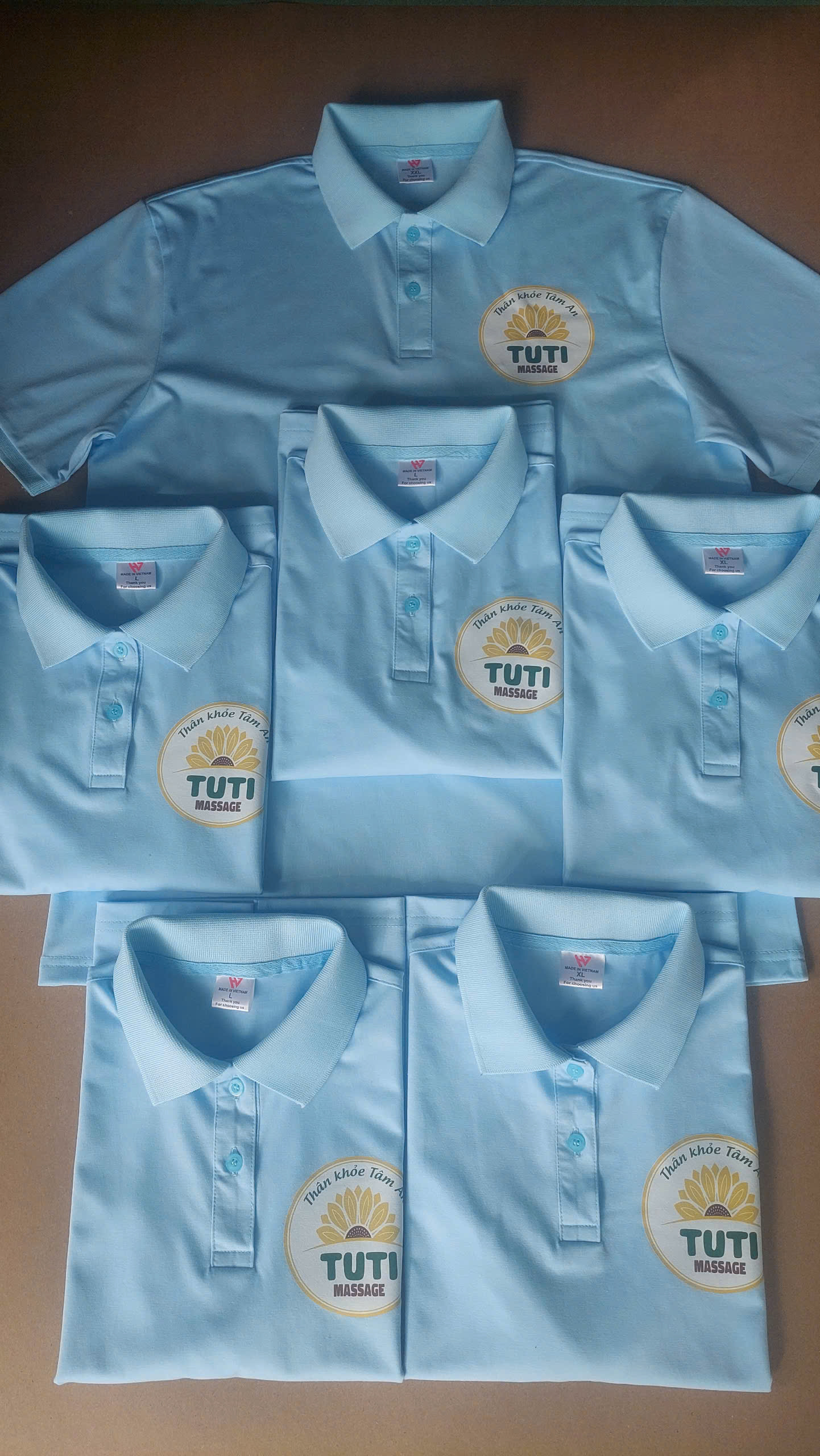 xưởng may áo thun đồng phục