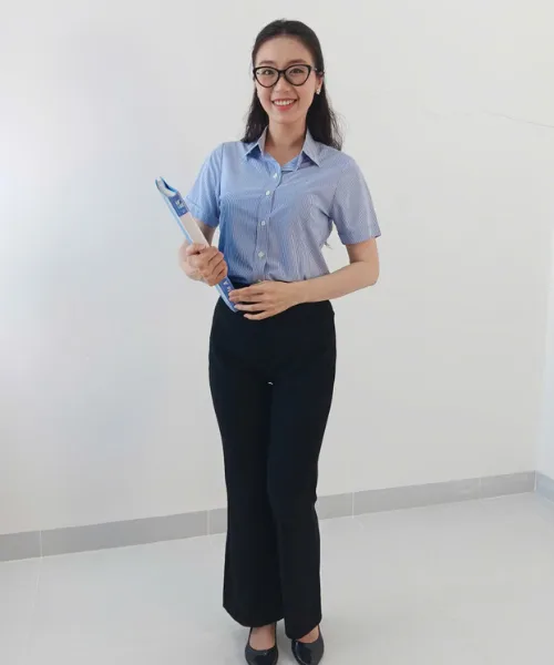 áo sơ mi tay ngắn công sở